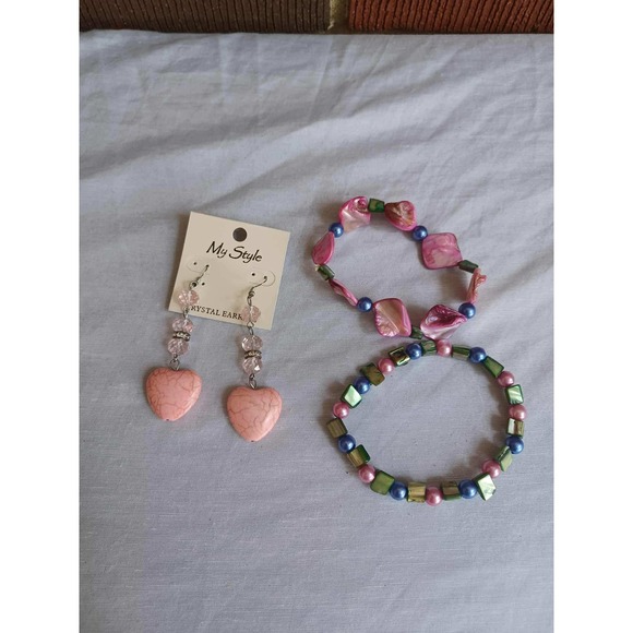 Vintage Pink Jewelry Lot - Picture 1 of 7